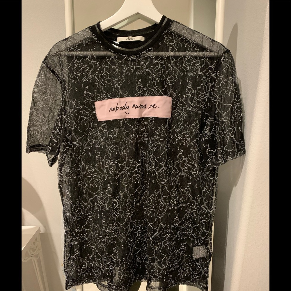 Never worn transparent shirt!